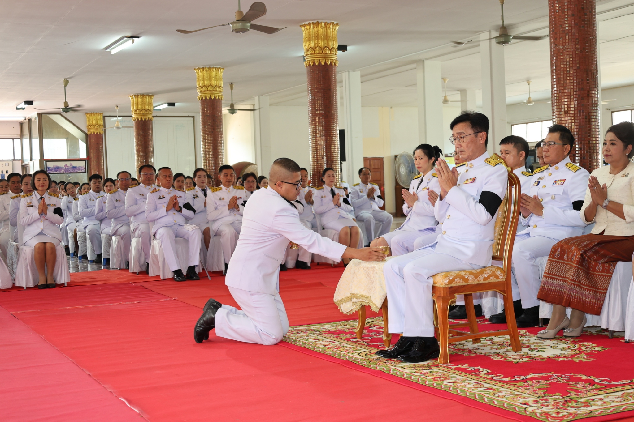 title - ส.ป.ก.ยโสธร ร่วมพิธีเจริญพระพุทธมนต์ เฉลิมพระเกียรติ และถวายพระราชกุศลสมเด็จพระเจ้าลูกยาเธอเจ้าฟ้าทีปังกรรัศมีโชติ  มหาวชิโรตตมางกูร สิริวิบูลยราชกุมาร เนื่องในโอกาสวันคล้ายวันประสูติ 29 เมษายน 2569